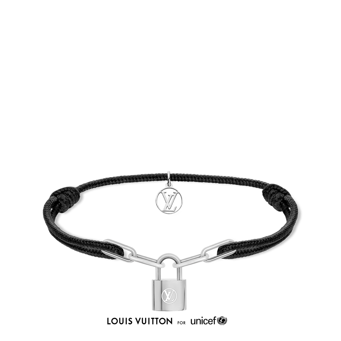Silver Lockit X Virgil Abloh Bracelet, Natural Titanium